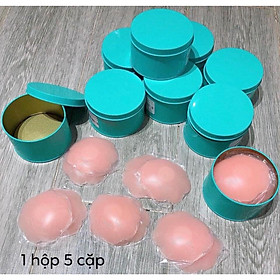 Hộp 10 miếng dán đầu ti silicon ( 5 đôi)