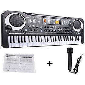 Mua ĐỒ CHƠI ÂM NHẠC - Bộ đồ chơi đàn piano điện tử 61 phím kèm mic hát cho bé vừa học vừa chơi đồng thời phát triển khả năng âm nhạc  phát triển trí não cho bé thông minh vượt trội