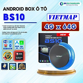 [Nhập Mã TIKISMEV5] Vietmap BS10 Box Android kết nối màn hình xe ô tô - Tặng Vietmap Live 3 năm - CarPlay và Android Auto thế hệ mới - SMEV Phân Phối