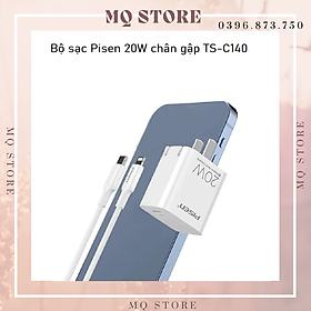 Mua Bộ sạc nhanh Pi QUICK TS-C140 chân gập TypeC to L 20W hỗ trợ PD3.0 / FCP / QC4 Kai Nguyễn ( hàng chính hãng)