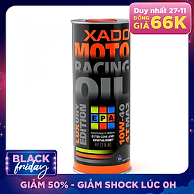 Dầu nhớt Xado Moto Luxury Racing 10w40 1L