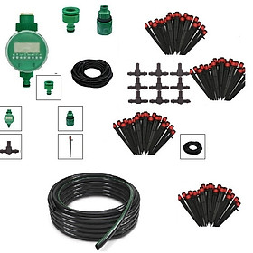Mua Tưới nhỏ giọt tự động - Bộ KIT 20 béc kèm van nước hẹn giờ