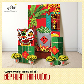 BỘ TRANG TRÍ KHÔNG GIAN TẾT “XANH” IKACHI - BẾP XUÂN THỊNH VƯỢNG