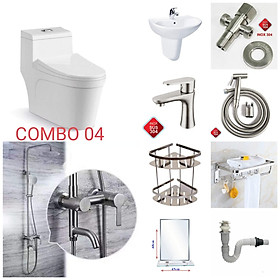 Combo thiết bị vệ sinh 10 món