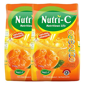 Combo 2 Gói Bột Cam Nutri-C 750g Giúp Tăng Tăng Cường Sức Đề Kháng Cơ Thể