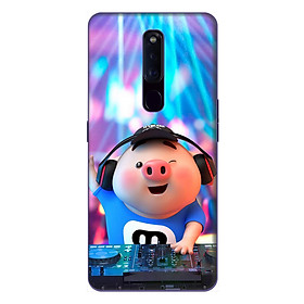 Ốp lưng điện thoại Oppo F11 Pro hình Heo Con Làm DJ - Hàng chính hãng