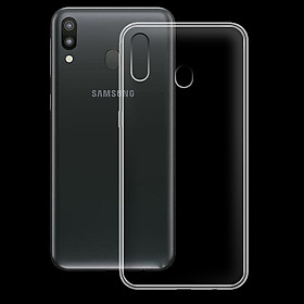 Ốp lưng cho Samsung Galaxy M20 - 01085 - Ốp dẻo trong - Hàng Chính Hãng