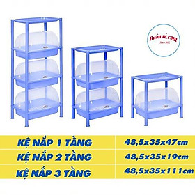 Kệ úp chén, bát có nắp đậy Việt Nhật MS 5552 Chạn bát có nắp nhiều tầng