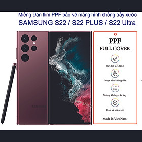 Mua Miếng Dán PPF mặt trước trong suốt dành cho SAMSUNG S22 Ultra / S22 plus / S22 / S21 Ultra / S21+ S21 chống trầy xước toàn diện