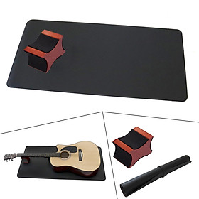 Guitar Work Mat Pad + Neck Rest Support Luthier Tool String Instrument Care