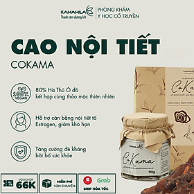 Cao Nội Tiết CoKama Hỗ trợ cân bằng nội tiết tố nữ, cải thiện suy giảm nội tiết, làm đẹp da, giảm khô hạn Dạng Cao Đặc Cao Nội tiết Cokama 100% thảo dược tự nhiên lành tính, an toàn- Sản phẩm chính hãng từ Phòng khám Kamamila Hộp 100 gram dùng 45 ngày