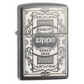 Bật lửa zippo quality zippo black ice 29425