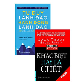 [Download Sách] Combo Tư Duy Lãnh Đạo Hành Động Lãnh Đạo + Khác Biệt Hay Là Chết (Bộ 2 Cuốn)