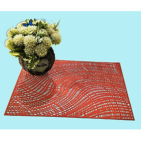 Miếng Lót Bàn Ăn PAULEE - FY 301 (45 x 30 cm) - Cam Đất