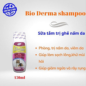 Bio Derma Shampoo - Diệt Ghẻ, Nấm Da Chó Mèo, 150ml