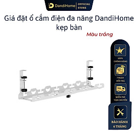 Mua Giá đỡ treo ổ cắm điện đa năng DandiHome không cần đục lỗ - Máng treo dây điện decor phòng làm việc