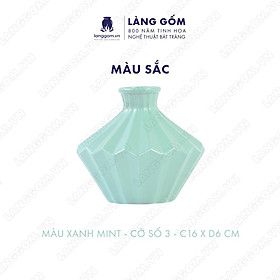 Mua Bình hoa  lọ hoa Gốm sứ Bát Tràng cao cấp Men mát kim cương dùng làm quà tặng  trang trí - Làng Gốm Bát Tràng