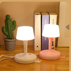 Mua Đèn ngủ để bàn kiêm ổ cắm điện kéo dài 1.8m  cổng sạc USB 2A và giá đỡ điện thoại  có 3 cấp điện sáng