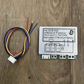 Mạch sạc bảo vệ pin lithium 18650 3.7V HX-3S-B100A 11.1V/12.6V  và 3.2V HX-4S-B100A 12.8V/14.4V - hàng chính hãng