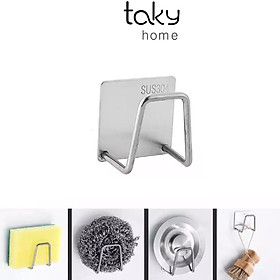 Mua Móc Inox Đa Năng Bền Chắc  Giá Treo Vung Nồi Dán Tường  Treo Miếng Cọ Rửa Bát  Nồi  Xoong Chảo  Tiện Dụng Nhà Bếp. TakyHome 2010