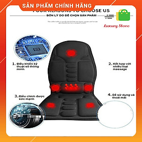 Đệm Massage Toàn Thân Hồng Ngoại 5 Bi