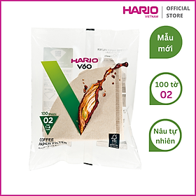 Hình ảnh Giấy lọc cà phê Hario 100 cái (V60-VCF-02-100M)