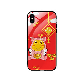 Ốp Lưng Kính Cường Lực Cho Điện Thoại Iphone X / Xs - Pig 11