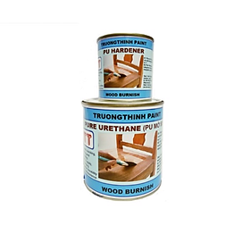 Mua Sơn gỗ PU mờ bộ 1Kg đậm đặc