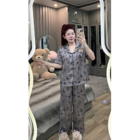 Bộ Đồ Ngủ Lụa Việt Nam Tay Ngắn Quần Dài Nhiều Mẫu Xinh Xắn