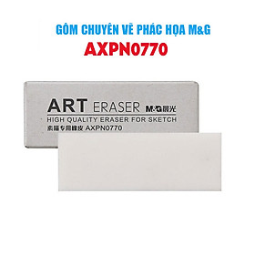 Gôm M&G AXPN0770 Dạng dài , đựng trong hôp giấy , chuyên dùng cho vẽ Phác Họa , trên  hôp có chữ ART