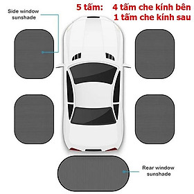 Mua Bộ 6 tấm lưới che nắng Ô tô chống tia UV đạt chuẩn