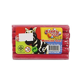Đất Nặn 160g - Kiddy Clay PO-160-1 - Màu Đỏ