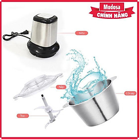 Mua Máy Xay Rau Củ Quả Modosa  Thịt Cá Các Nguyên Liệu Mềm Cối Xay 2L - Hàng Chính Hãng