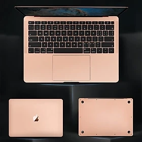 Mua Bộ Dán Full Macbook 5in1 Cao Cấp - Màu Gold - Bảo vệ chống trầy xước -  Hàng Nhập Khẩu chính Hãng JRC