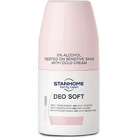 Lăn khử mùi không cồn cho da nhạy cảm Stanhome Deo Soft 50ml