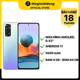 Mua Điện thoại Xiaomi Redmi Note 11 (4GB/64GB) - Xanh dương nhạt - Hàng chính hãng