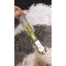 Cây massage vàng gold dành cho nữ - nhiều chế độ rung - di chuyển lên xuống xoay tùy thích - chất liệu silicon an toàn