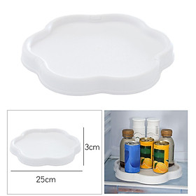 Turntable Tray Rack Rotating Organizer for Kitchen Spices