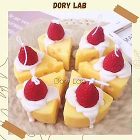 Nến Thơm Phô Mai Phủ Kem Trái Cây Tinh Dầu Thiên Nhiên, Phụ Kiện Chụp Ảnh - Dory Lab