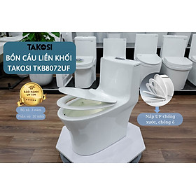 Mua Bồn cầu một khối  Bồn cầu liền khối TAKOSI TKB8072UF dùng gia đình  khách sạn - Hàng chính hãng bảo hành 10 năm