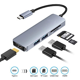 Mua HUB 4 in 1 USB-C sang HDMI  SD CARD  TF CARD  2 USB CHOETECH HUB-M13 (HÀNG CHÍNH HÃNG)