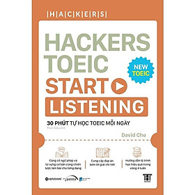 [ThangLong Bookstore]Hackers Toeic Start Listening
