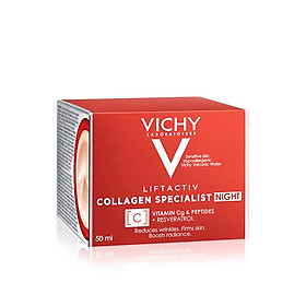 Kem dưỡng sáng da,mờ thâm nám ban đêm Vichy Liftactiv Collagen Specialist Night 50ml