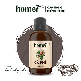 Tinh dầu cà phê homer 100ml - tinh dầu xông thơm phòng, thư giãn, khử mùi - tinh dầu sả chanh/ vỏ quế/ cam ngọt/ oải hương/ ngọc lan tây/ tràm trà/ bưởi ngọt