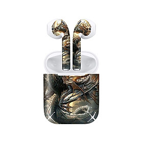 Mua Miếng dán skin chống bẩn cho tai nghe AirPods in hình Rồng Dragon - dra024 (bản không dây 1 và 2)