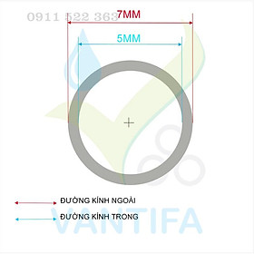 Mua Ống LDPE VANTIFA 7mm (5x7  5/7) tưới cây phun mưa  nhỏ giọt