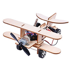 Bộ đồ chơi khoa học tự làm máy bay dạng tàu lượn bằng gỗ – DIY Wood Steam