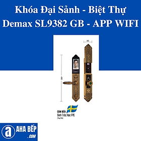 Mua Khóa Đại Sảnh Biệt Thự Demax SL9382 GB - APP WIFI. Hàng Chính Hãng