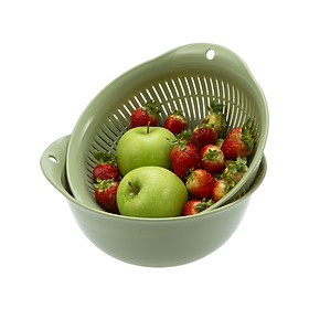 Bộ Thau Rổ Nhựa Cao Cấp Yoko Nhật Bản Size 30cm
