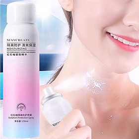 Dụng cụ trang điểm làm đẹp sức khỏe _ Xịt chống nắng , chống tia UV chai 150ml , bảo vệ cho cả mặt và toàn thân , giữ ẩm da ,chống thấm nước ,không nhờn ,bết dính không tắc nghẽn lỗ chân lông ,phù hợp với mọi loại da 